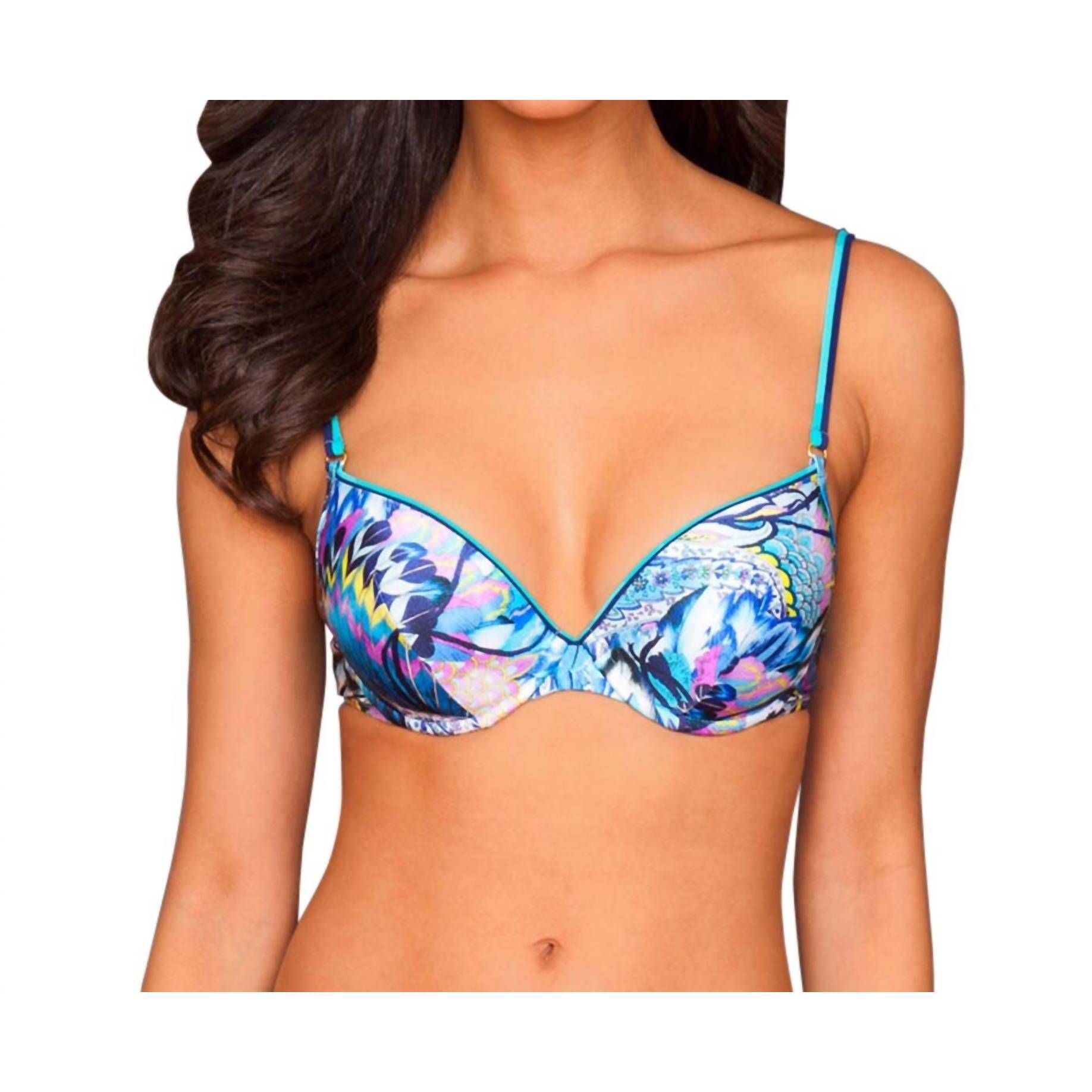 New Gottex Molded Cup Bikini Bra In Sierra
